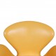 Arne Jacobsen Swan chair with original yellow leather