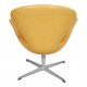 Arne Jacobsen Swan chair with original yellow leather