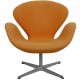 Arne Jacobsen Svanen stol i gult stof