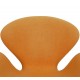 Arne Jacobsen Svanen stol i gult stof