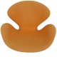 Arne Jacobsen Svanen stol i gult stof