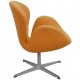 Arne Jacobsen Svanen stol i gult stof