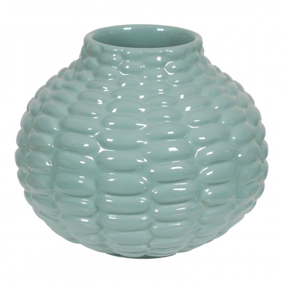 Axel Salto Ribbed terracotta vase