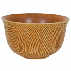 Axel Salto 20723 gul skål af stentøj Ø: 13,5 Cm.