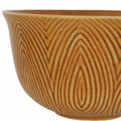 Axel Salto Yellow/brown bowl '20723' Ø: 8 Cm
