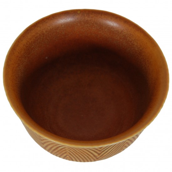 Axel Salto Yellow/brown bowl '20723' Ø: 8 Cm