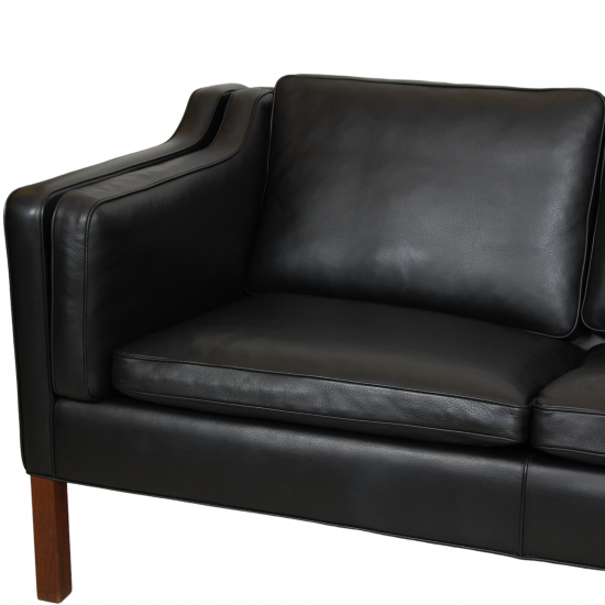 Køb Brugt 2212 sofa i sort læder | CPH-Classic