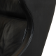 Børge Mogensen Øreklapstol i patineret sort bøffel læder