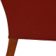 Børge Mogensen 2207 lounge chair in red leather with patina