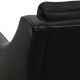 Børge Mogensen 2207 lænestol i sort læder med sorte ben