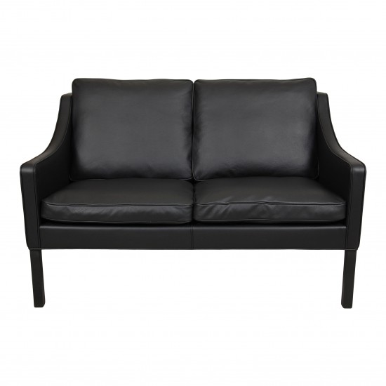 Upholstery of Børge Mogensen 2208 sofa with leather