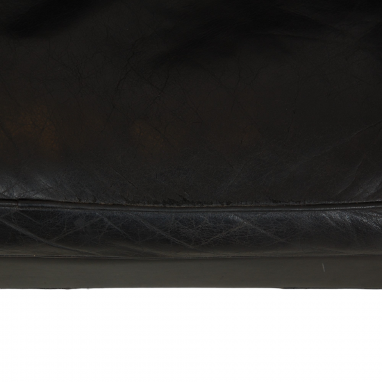 Børge Mogensen 2208 2.seater sofa in patinated black leather