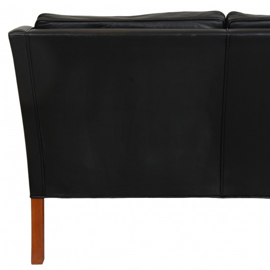 Børge Mogensen 3.seater sofa 2209 in black leather