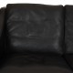 Børge Mogensen 3.seater sofa 2209 in black leather