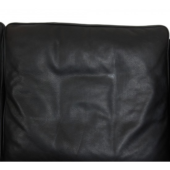 Børge Mogensen 3.seater sofa 2209 in black leather