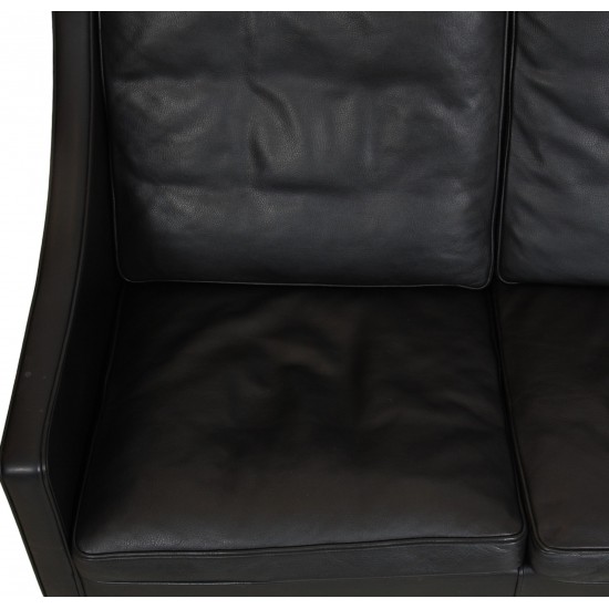 Børge Mogensen 3.seater sofa 2209 in black leather