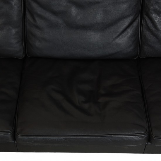 Børge Mogensen 3-personers sofa 2209 i sort læder