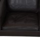 Børge Mogensen 2212 2.seater sofa in dark brown leather