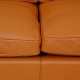 Børge Mogensen 2212 2.seater sofa reupholstered in whisky-colored Nevada leather