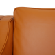 Børge Mogensen 2212 2.pers sofa nybetrukket i Whisky farvet Nevada læder