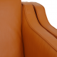 Børge Mogensen 2212 2.seater sofa reupholstered in whisky-colored Nevada leather