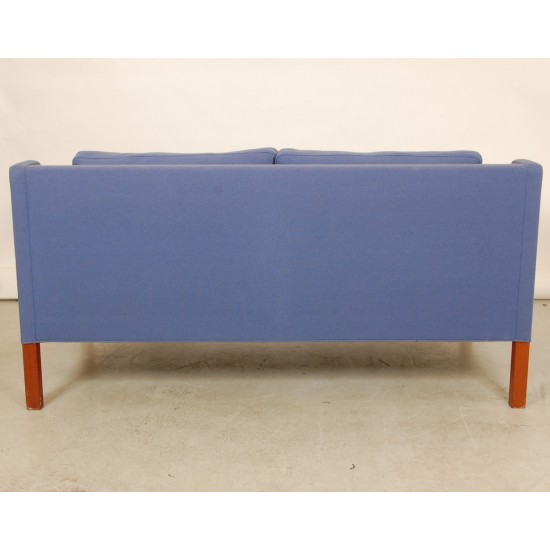 Børge Mogensen 2.seat sofa 2212 in blue fabric 