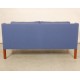 Børge Mogensen 2.seat sofa 2212 in blue fabric 