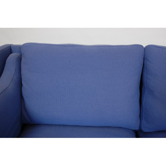 Børge Mogensen 2.seat sofa 2212 in blue fabric 