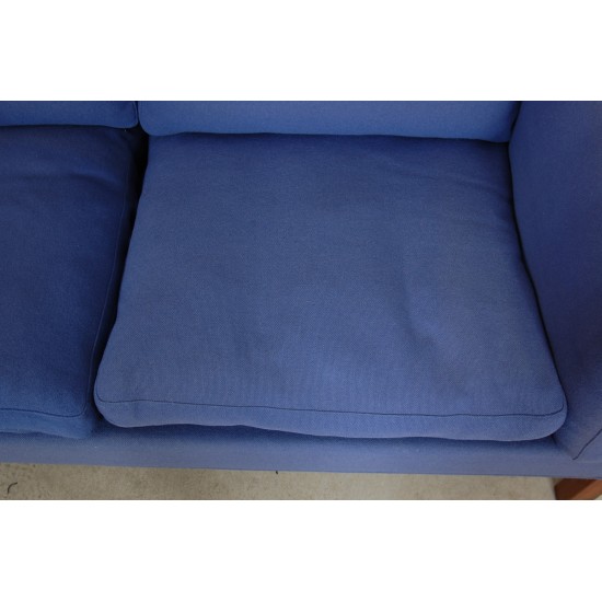 Børge Mogensen 2.seat sofa 2212 in blue fabric 