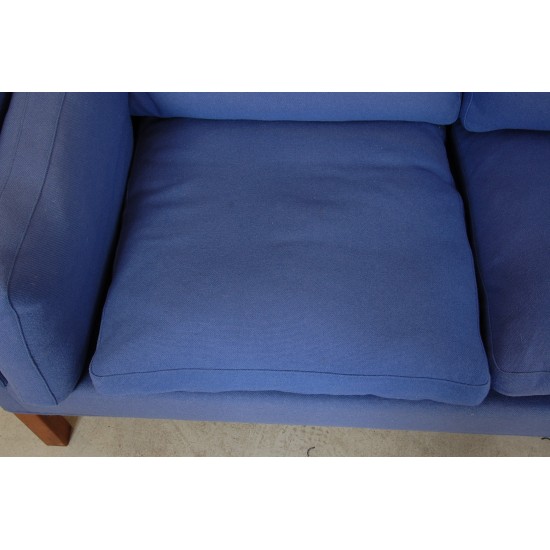 Børge Mogensen 2.seat sofa 2212 in blue fabric 