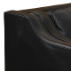 Børge Mogensen 3.pers sofa 2213 i patineret sort bøffel læder