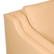 Børge Mogensen 2213 3.pers sofa nybetrukket i natur farvet Nevada læder