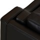 Børge Mogensen 2213, 3.seater sofa reupholstered in black nevada aniline leather