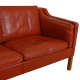 Børge Mogensen 2213 3.pers sofa in cognac leather with patina