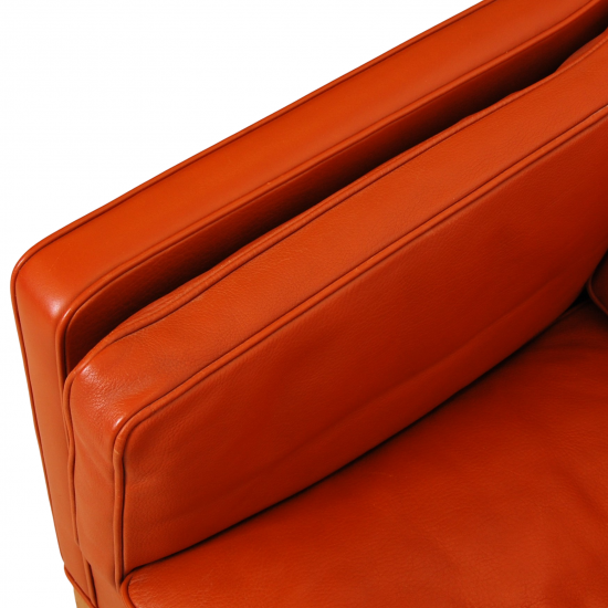 Børge Mogensen 2213 3.pers sofa in cognac leather with patina