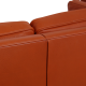 Børge Mogensen 2213 3.pers sofa in cognac leather with patina