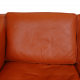 Børge Mogensen 2213 3.pers sofa in cognac leather with patina