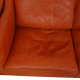 Børge Mogensen 2213 3.pers sofa in cognac leather with patina