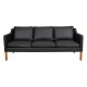 Reupholstery of Børge Mogensen 2323 sofa with leather