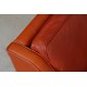 Børge Mogensen 3.Seater sofa model 2323 in patinated Cognac leather