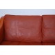 Børge Mogensen 3.Seater sofa model 2323 in patinated Cognac leather