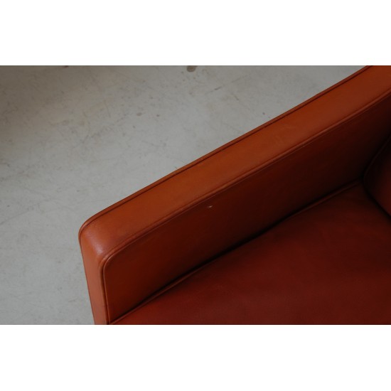 Børge Mogensen 3.Seater sofa model 2323 in patinated Cognac leather