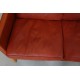 Børge Mogensen 3.Seater sofa model 2323 in patinated Cognac leather