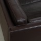 Børge Mogensen 3.seater sofa model 2443 in brown leather