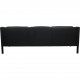 Børge Mogensen 2213 3.personers sofa i sort læder