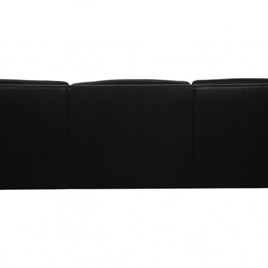 Børge Mogensen 2213 3.personers sofa i sort læder