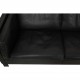 Børge Mogensen 2213 3.personers sofa i sort læder