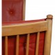 Børge Mogensen Spoke-back sofa in red leather