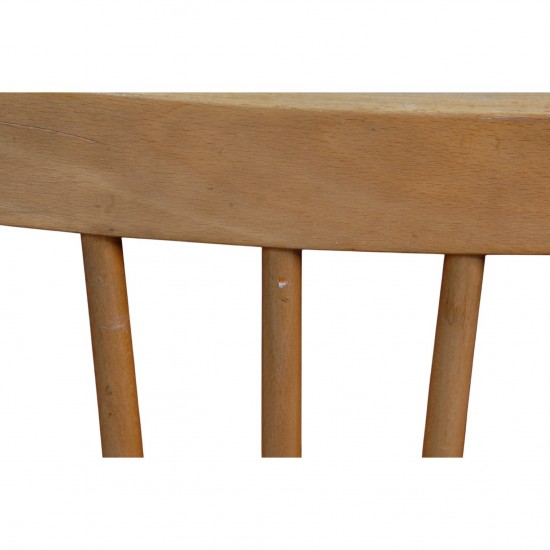 Børge Mogensen Spoke-back sofa in red leather