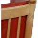 Børge Mogensen Spoke-back sofa in red leather